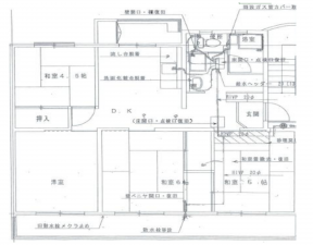 京都市伏見区醍醐上ノ山町、マンションの間取り画像です