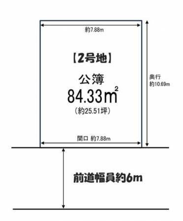 京都市伏見区向島津田町、土地の間取り画像です