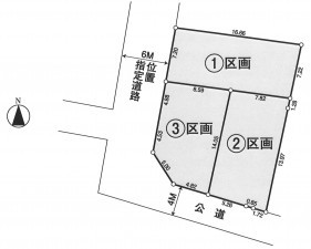 朝霞市根岸台、土地の間取り画像です