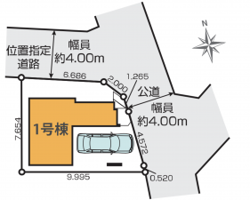 朝霞市溝沼、新築一戸建ての画像です