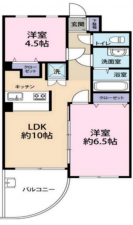 朝霞市浜崎、マンションの間取り画像です