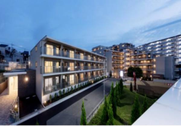 朝霞市岡、マンションの外観画像です