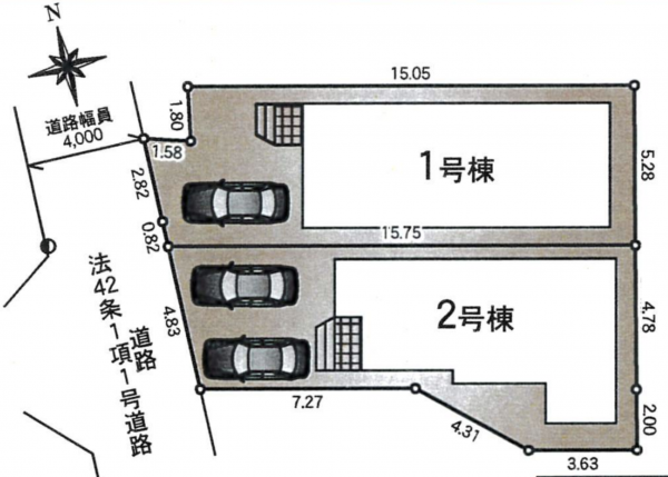 朝霞市三原、新築一戸建ての画像です