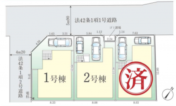 朝霞市田島、新築一戸建ての画像です