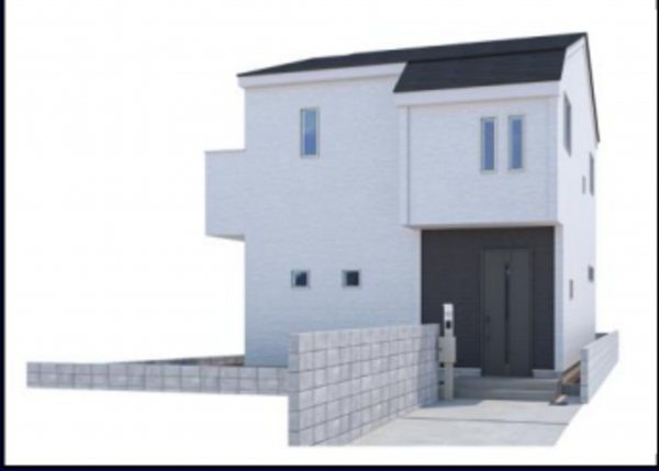 朝霞市根岸台、新築一戸建ての完成予想図（外観）画像です