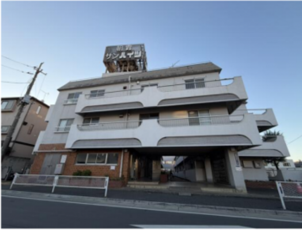 朝霞市溝沼、マンションの外観画像です