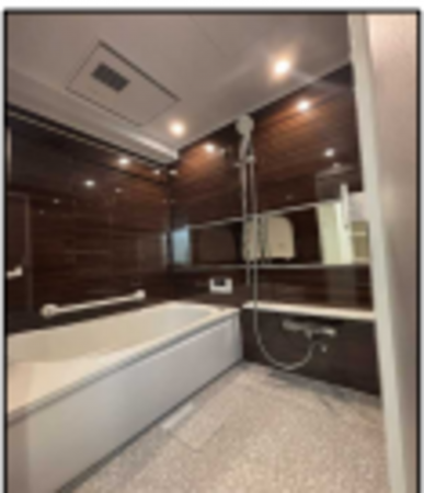 朝霞市三原、マンションの風呂画像です