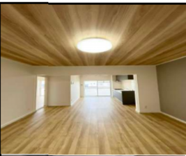 朝霞市田島、マンションの居間画像です