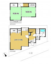 朝霞市田島、中古一戸建ての間取り画像です