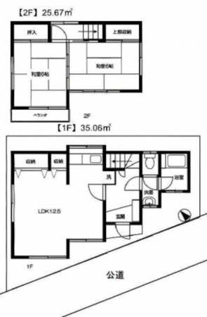 朝霞市田島、中古一戸建ての間取り画像です
