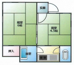 朝霞市根岸台、土地の間取り画像です