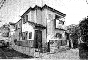 朝霞市宮戸、中古一戸建ての外観画像です