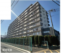 朝霞市朝志ケ丘、マンションの外観画像です