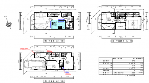 朝霞市三原、新築一戸建ての間取り画像です