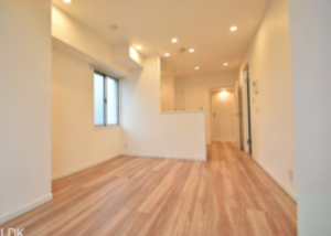 朝霞市根岸台、マンションの居間画像です