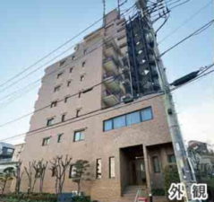 朝霞市膝折町、マンションの外観画像です