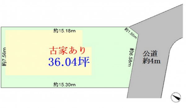 朝霞市宮戸、土地の間取り画像です