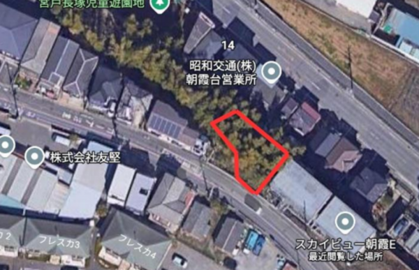 朝霞市宮戸、土地の画像です