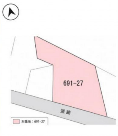 朝霞市宮戸、土地の間取り画像です