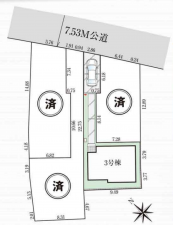 朝霞市膝折町、新築一戸建ての画像です