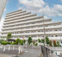 朝霞市岡、マンションの外観画像です