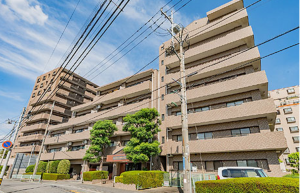 朝霞市栄町、マンションの外観画像です