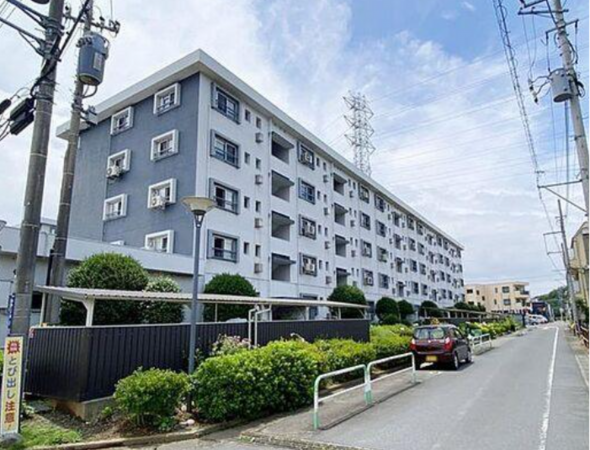 朝霞市田島、マンションの外観画像です