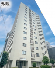 朝霞市東弁財、マンションの外観画像です