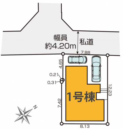 朝霞市宮戸、新築一戸建ての画像です