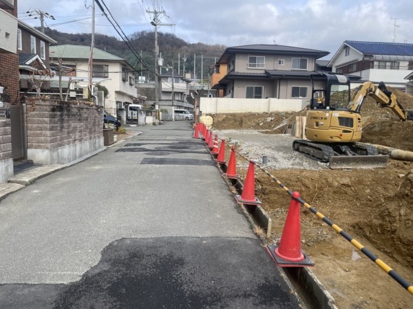 池田市渋谷、土地の画像です