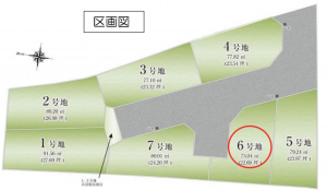 池田市神田、土地の間取り画像です
