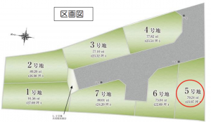 池田市神田、土地の間取り画像です