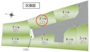 池田市神田、土地の間取り画像です