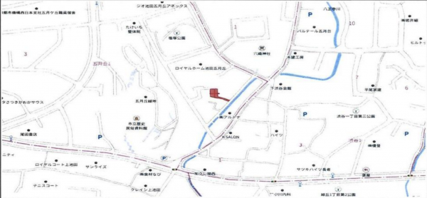 池田市五月丘、土地の画像です