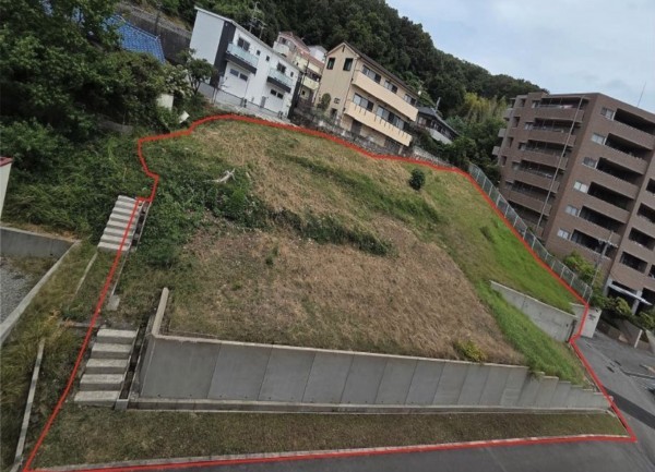 池田市畑、土地の間取り画像です