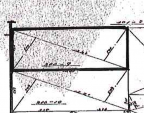 池田市鉢塚、土地の間取り画像です