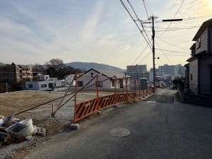 川西市花屋敷、土地の画像です