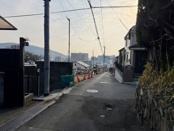 川西市花屋敷、土地の画像です