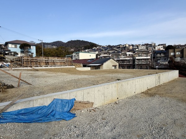 川西市花屋敷、土地の画像です