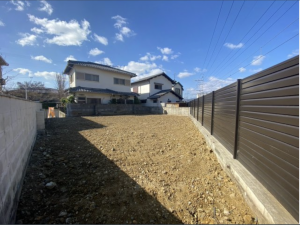 川西市寺畑、土地の画像です