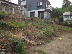 川西市寺畑、土地の画像です