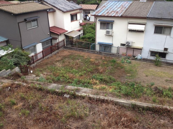 川西市寺畑、土地の画像です
