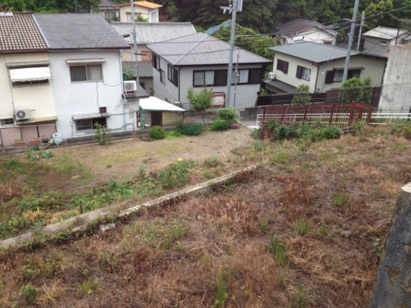 川西市寺畑、土地の画像です