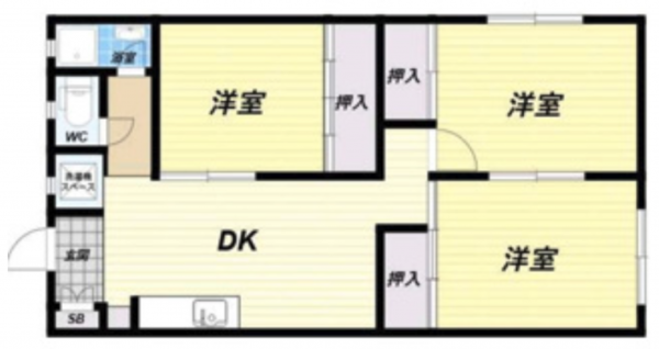 宝塚市雲雀丘、土地の間取り画像です