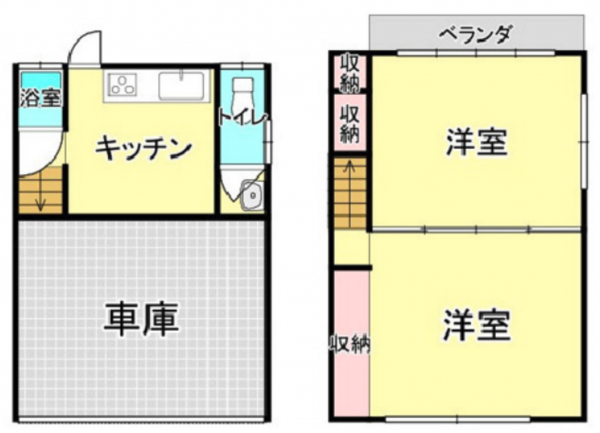 川西市加茂、土地の間取り画像です