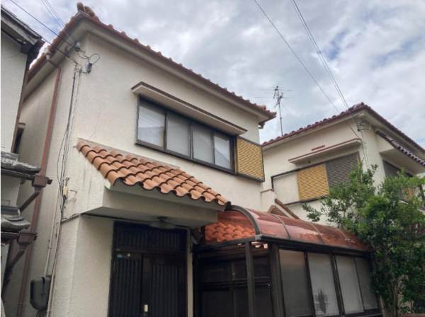 東大阪市東石切町、中古一戸建ての外観画像です