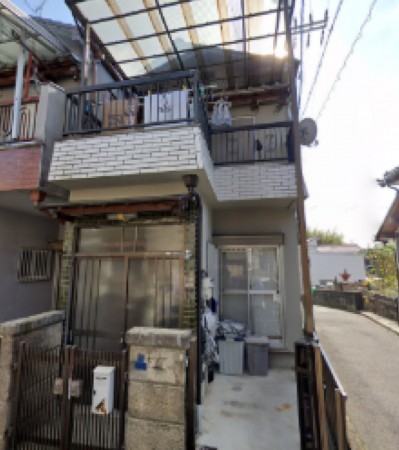東大阪市善根寺町、中古一戸建ての外観画像です