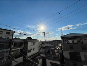 東大阪市日下町、中古一戸建てのバルコニー画像です