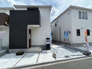 東大阪市北石切町、新築一戸建ての外観画像です