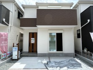 東大阪市北石切町、新築一戸建ての外観画像です